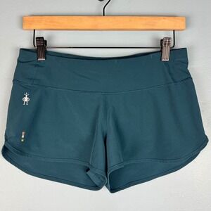 Smartwool Active Lined 2.5" Shorts Women's XS Teal Running Hiking Performance